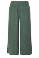 Büyük Beden Beli Lastikli Bol Paça Cepli Pantolon 304010