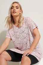 Büyük Beden V Yaka Kolsuz Astarsız Dantel T-shirt 304090