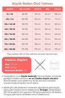 Büyük Beden V Yaka Yarım Kollu Beli Lastikli Uzun Elbise 302150