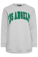 Büyük Beden Bisiklet Yaka Uzun Kollu İşleme Detaylı Kazak 302727