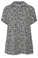 Büyük Beden Bol Kalıp Desenli Gömlek 303963