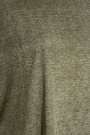 Büyük Beden Yarım Kollu Bisiklet Yaka Taş İşlemeli T-Shirt 173260