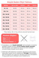 Büyük Beden Kısa Kollu Önü Düğmeli Desenli Gömlek 321855