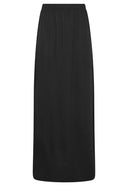 Büyük Beden Düz Kesim Cepsiz Beli Lastikli Esnek Kesim Maxi Etek 351002