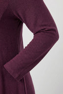 Büyük Beden Mor Soft Touch Cepli Tunik Elbise 285078