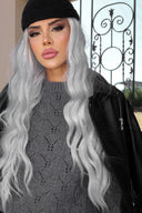 Yarım Balıkçı Yaka Desenli Triko Kazak E-133