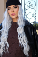 Yarım Balıkçı Yaka Desenli Triko Kazak E-133