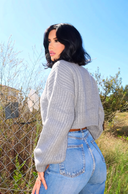 Bisiklet Yaka Kısa Triko Kazak E-199