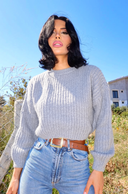 Bisiklet Yaka Kısa Triko Kazak E-199