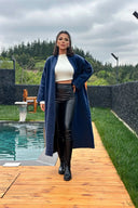 Uzun Önü Kapamasız Triko Hırka E-234/1