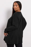 Büyük Beden Uzun Kollu Bisiklet Yaka Payetli Tunik 285068