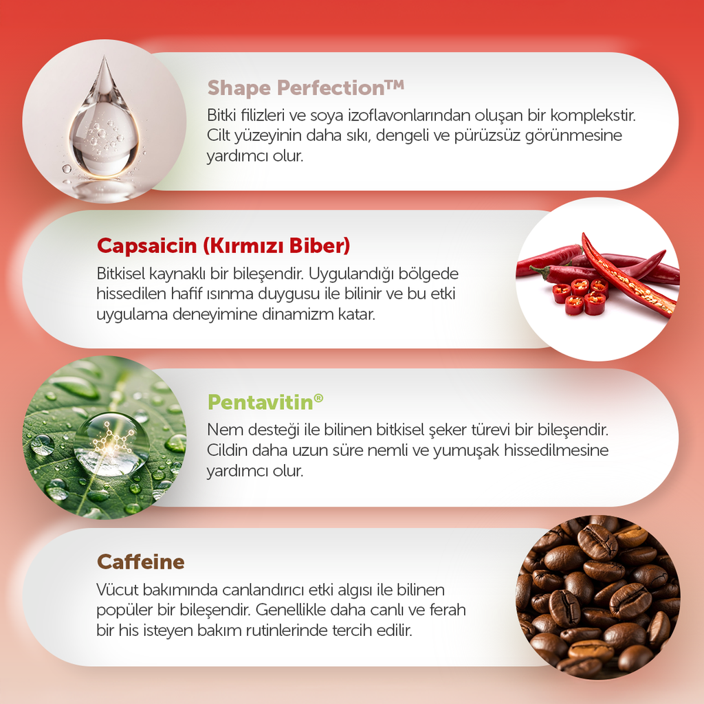 MFM Guarana Complex Cream – Sıkı Görünüm Destekleyici ve Anti-Selülit Bakım Kremi 100 ml