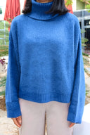 Geniş Kollu Boğazlı Triko Kazak NC-118