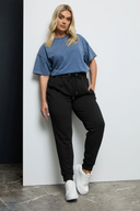 Büyük Beden Beli ve Paçası Lastikli Cepli Eşofman Altı 126107