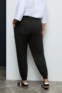 Büyük Beden Paçası ve Beli Lastikli Cepli İnce Pantolon 143299