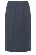 Büyük Beden Beli Lastikli Rahat Kalıp Midi Boy Etek 160301