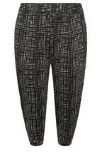 Büyük Beden Paçası ve Beli Lastik Detaylı Cepli Jogger Pantolon 303017