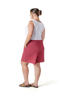 Büyük Beden Beli Lastikli Cepli Şort 216186