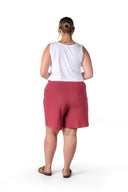 Büyük Beden Beli Lastikli Cepli Şort 216186