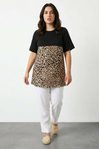 Leopar Desenli T-shirt