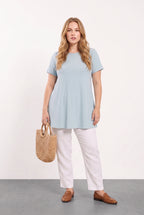 Fitilli Kumaş İnce T-shirt