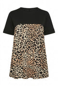 Leopar Desenli T-shirt