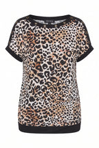 Kuşgözü Detaylı Leopar Bluz