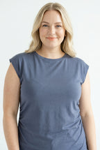Beli Lastikli Uzun T-shirt