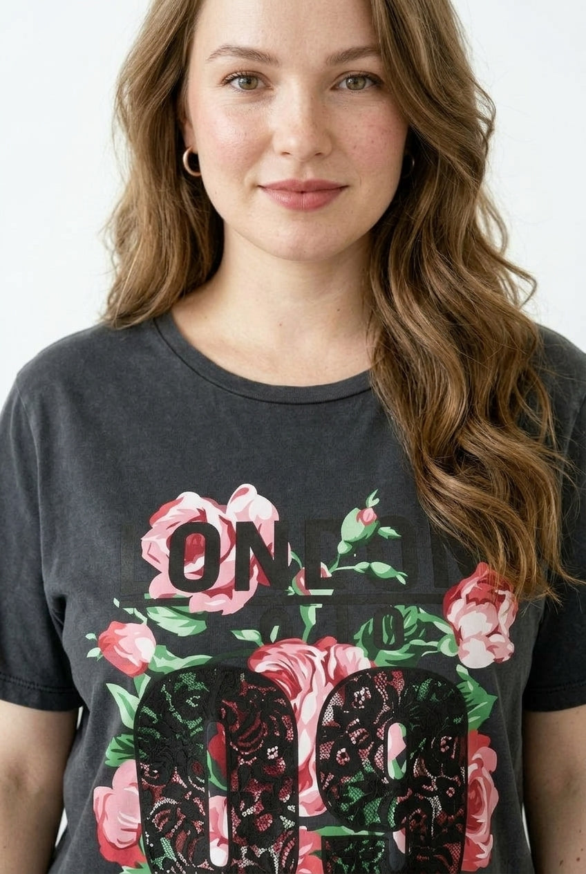 Asit Yıkamalı T-shirt