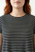 Çizgili Uzun T-shirt