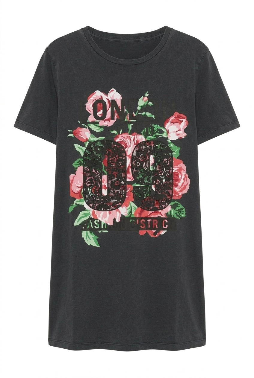 Asit Yıkamalı T-shirt
