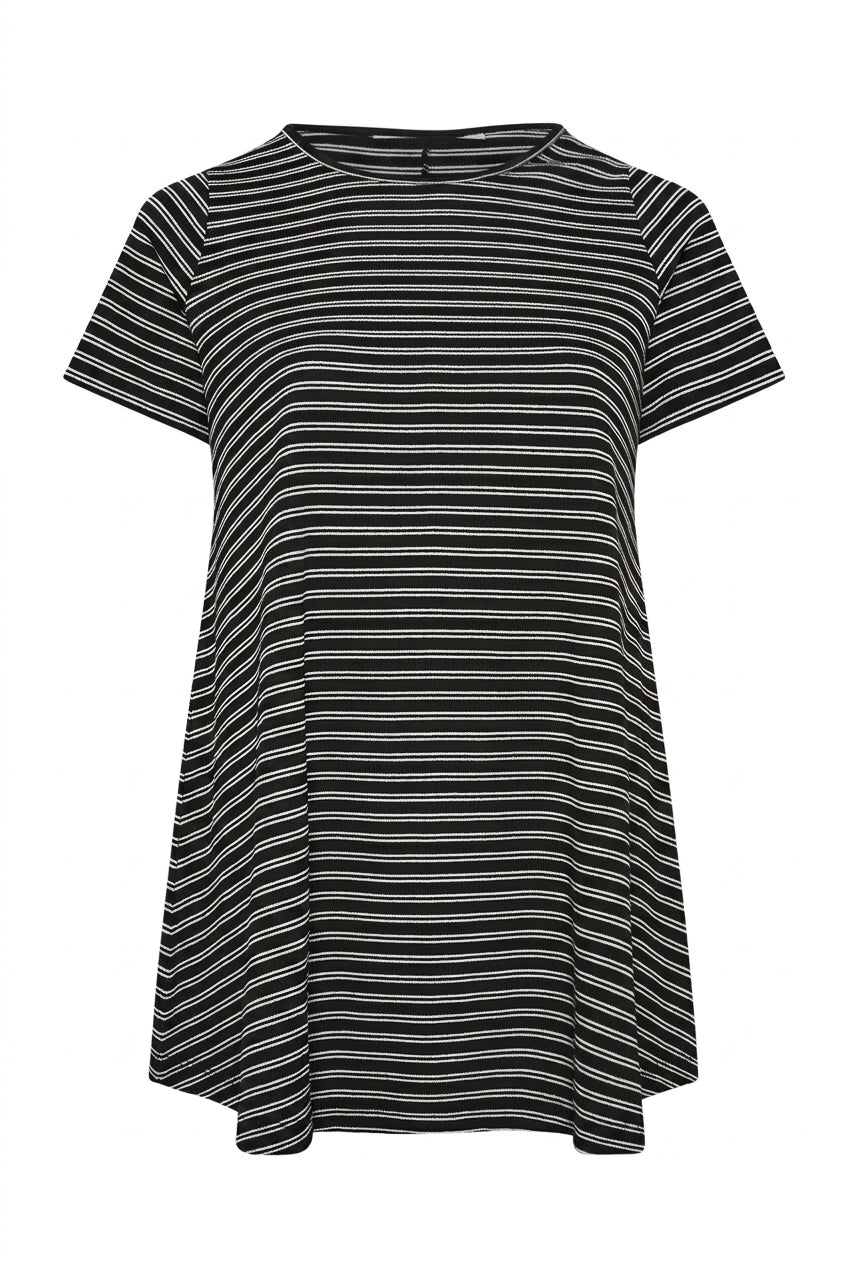 Çizgili Uzun T-shirt