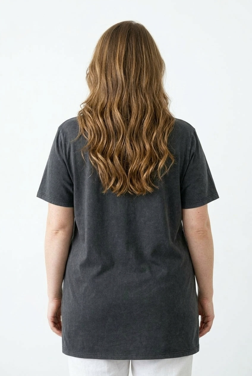 Asit Yıkamalı T-shirt