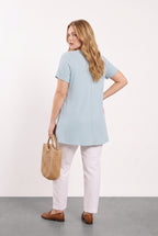 Fitilli Kumaş İnce T-shirt